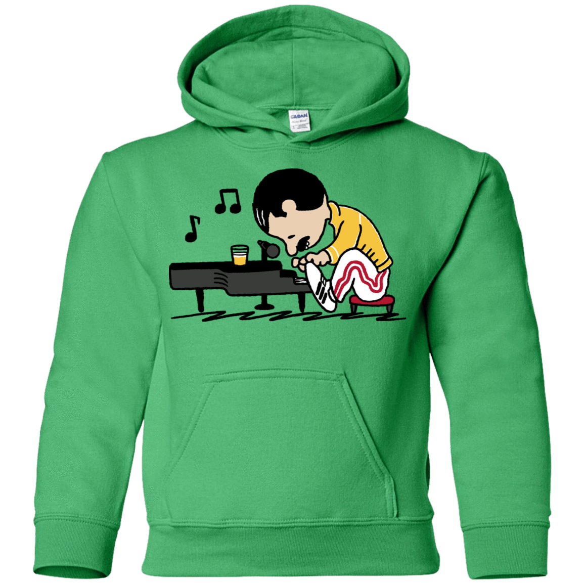 Sweatshirts Irish Green / YS Queenuts Youth Hoodie