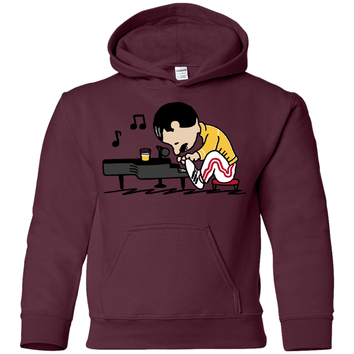 Sweatshirts Maroon / YS Queenuts Youth Hoodie