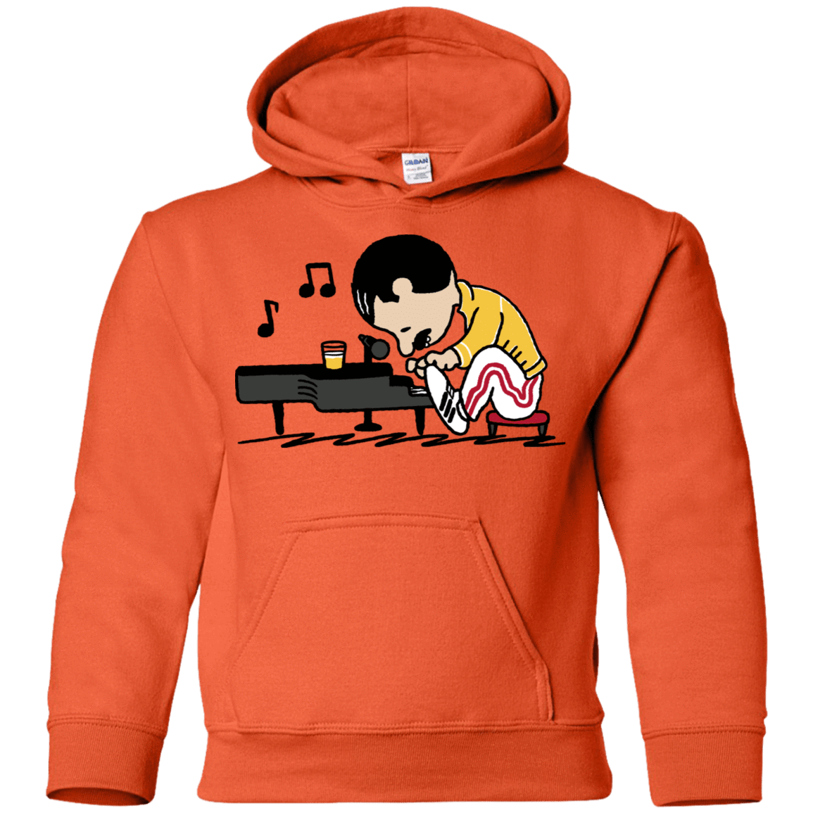 Sweatshirts Orange / YS Queenuts Youth Hoodie