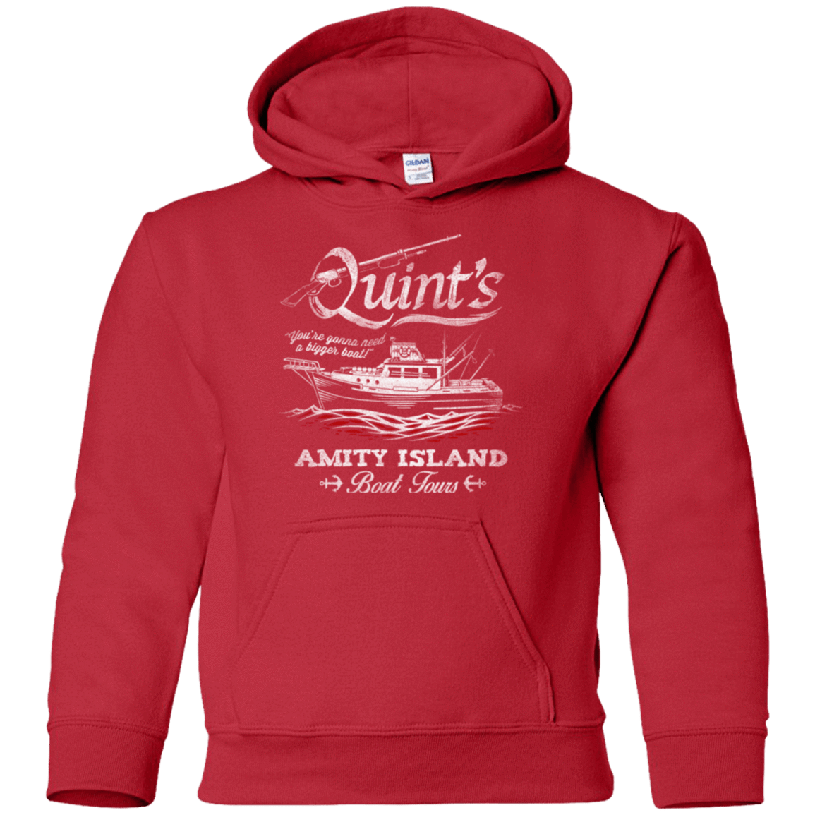 Sweatshirts Red / YS Quints Boat Tours Youth Hoodie
