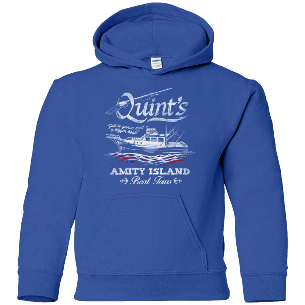 Sweatshirts Royal / YS Quints Boat Tours Youth Hoodie