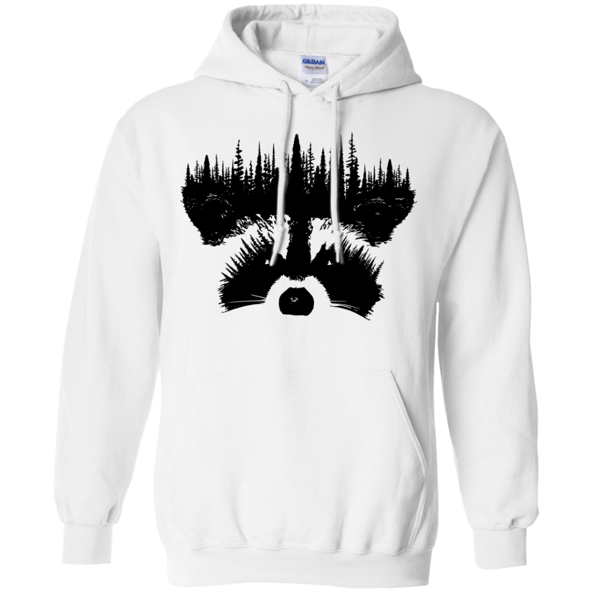 Sweatshirts White / S Raccoon Eyes Pullover Hoodie