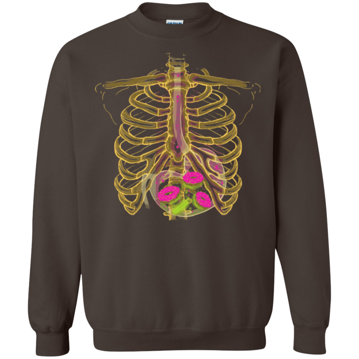 Sweatshirts Dark Chocolate / Small Radioactive Donuts Crewneck Sweatshirt
