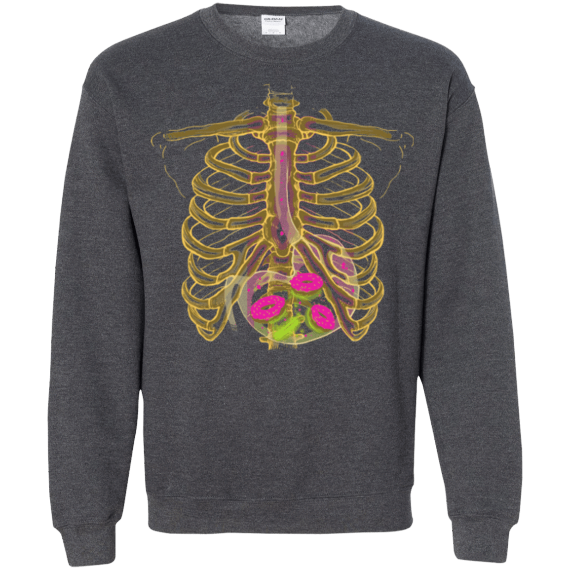 Sweatshirts Dark Heather / Small Radioactive Donuts Crewneck Sweatshirt