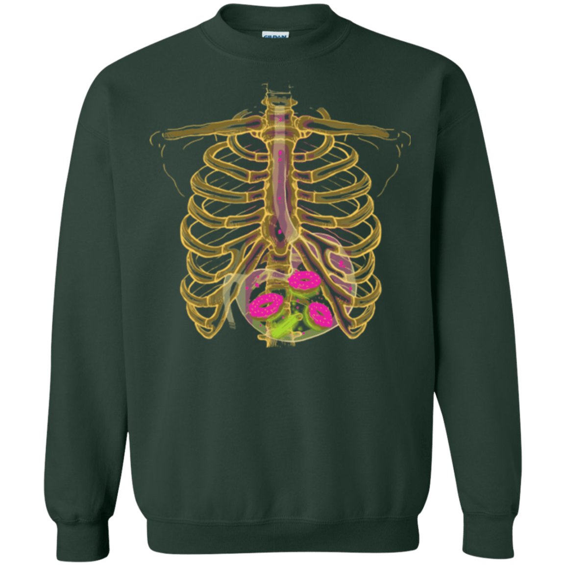 Sweatshirts Forest Green / Small Radioactive Donuts Crewneck Sweatshirt