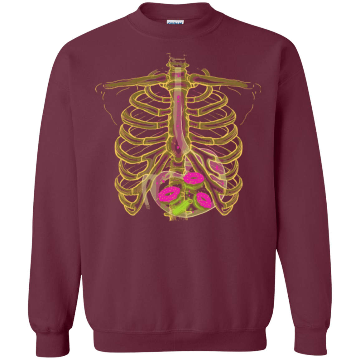 Sweatshirts Maroon / Small Radioactive Donuts Crewneck Sweatshirt