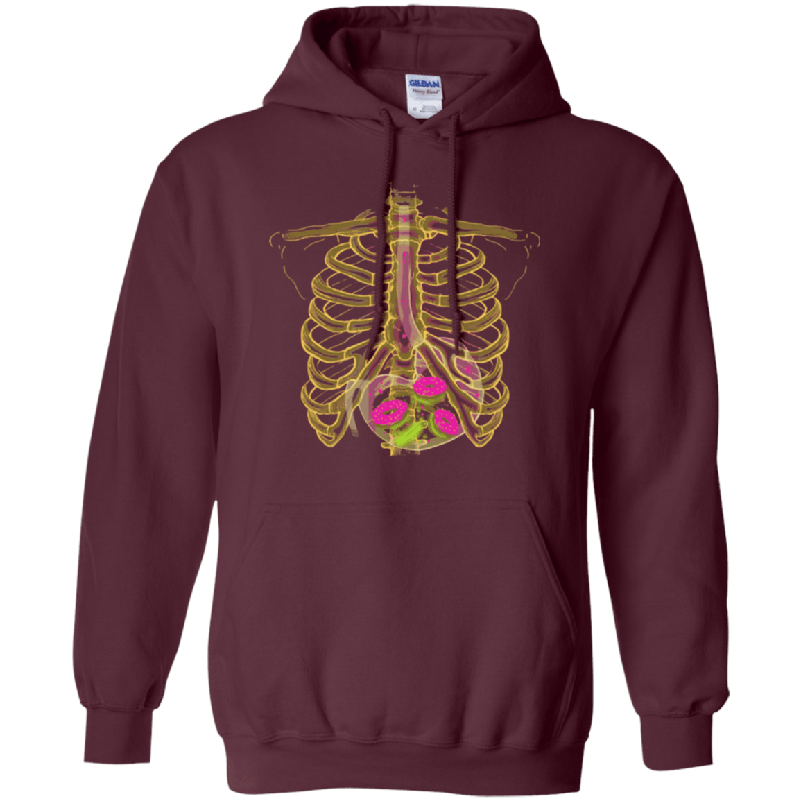 Sweatshirts Maroon / Small Radioactive Donuts Pullover Hoodie