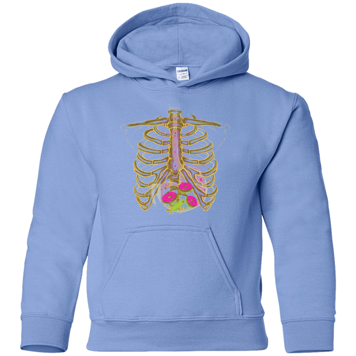Sweatshirts Carolina Blue / YS Radioactive Donuts Youth Hoodie