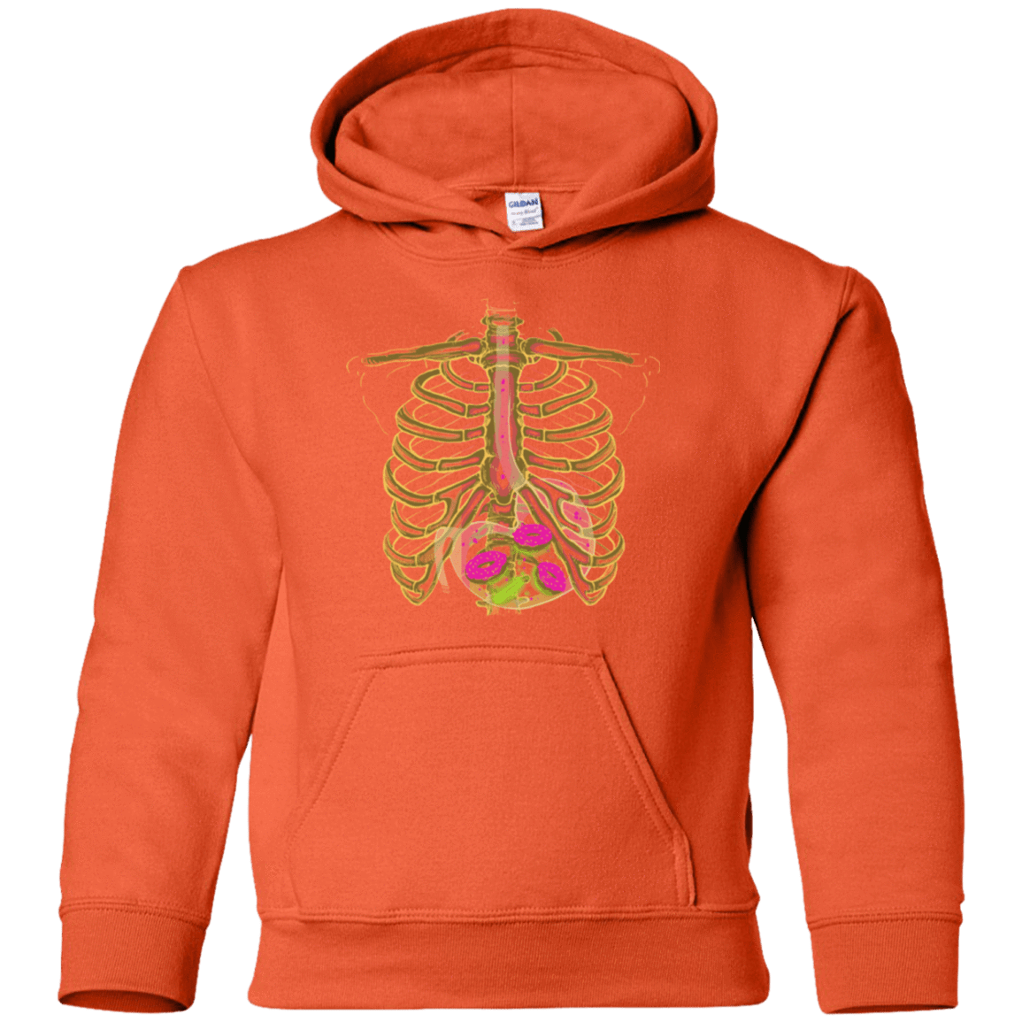 Sweatshirts Orange / YS Radioactive Donuts Youth Hoodie