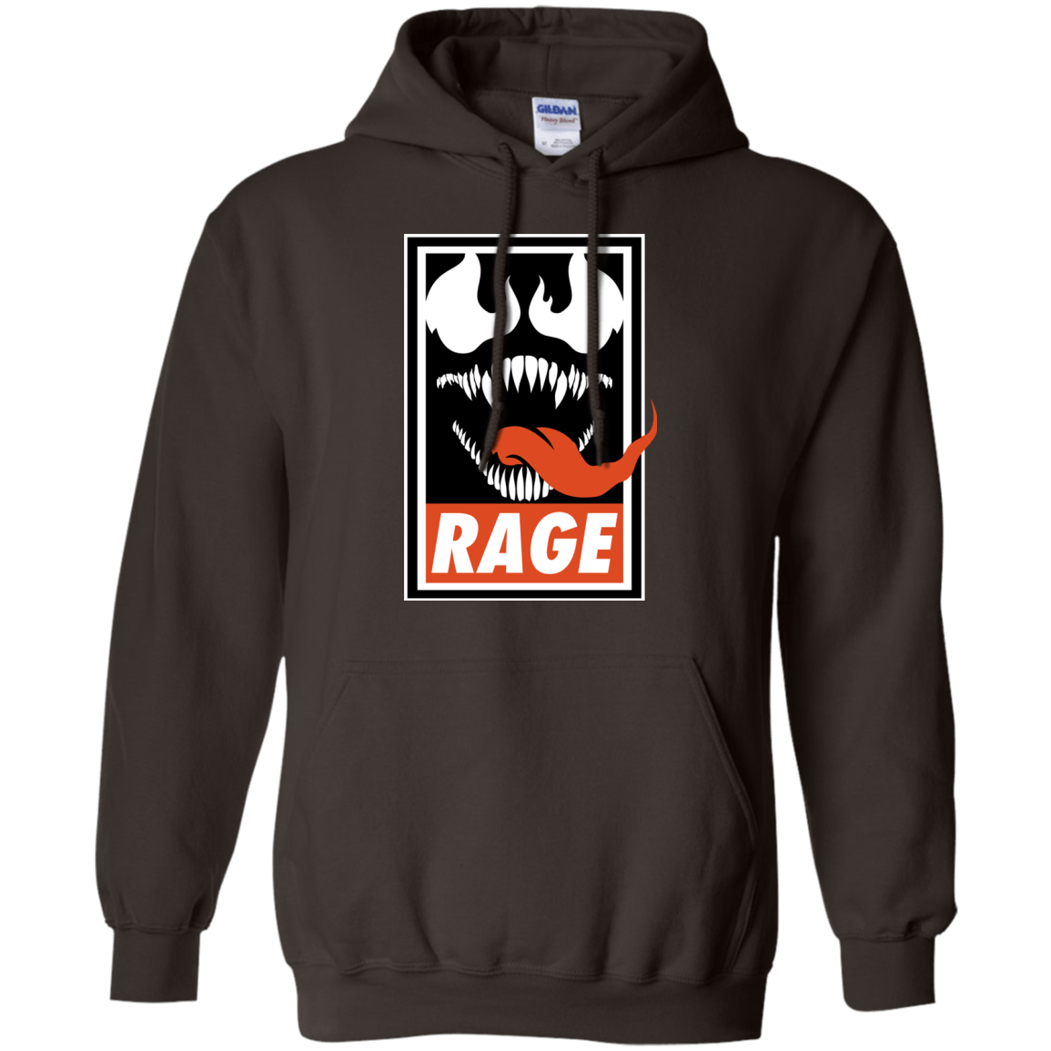 Sweatshirts Dark Chocolate / Small Rage Pullover Hoodie
