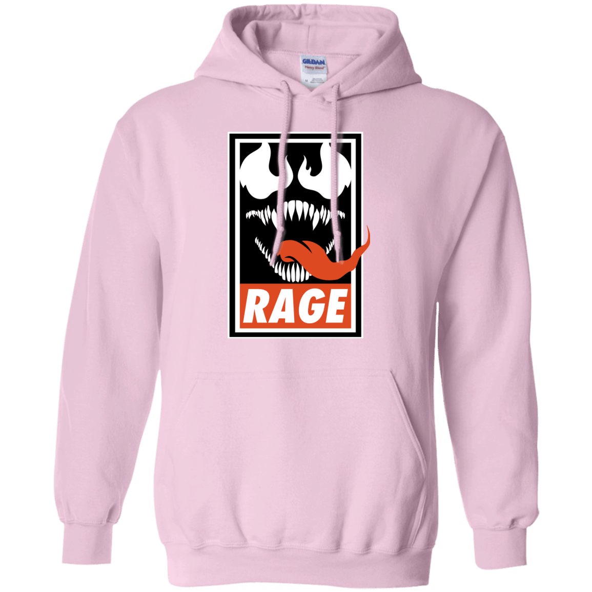 Sweatshirts Light Pink / Small Rage Pullover Hoodie
