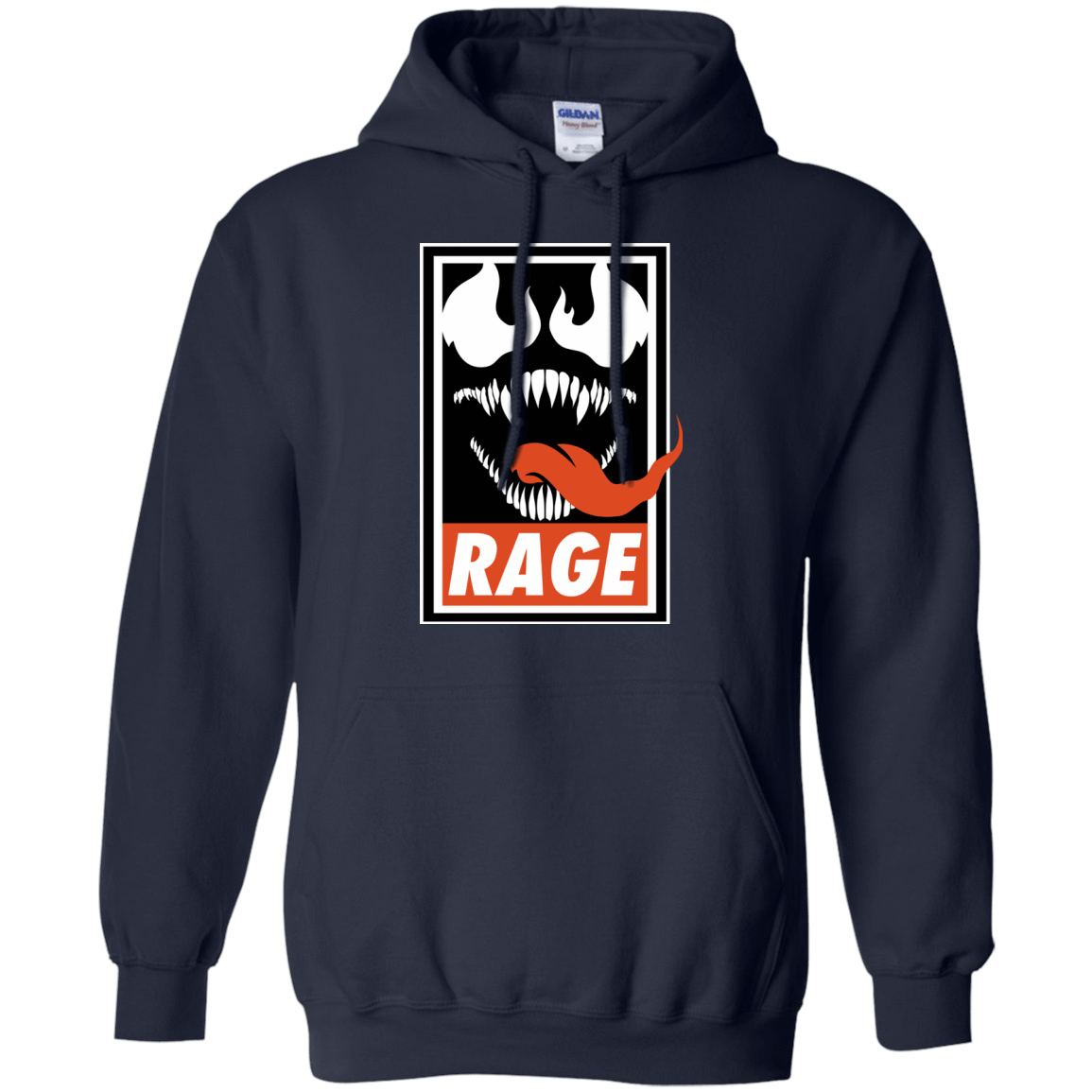 Sweatshirts Navy / Small Rage Pullover Hoodie