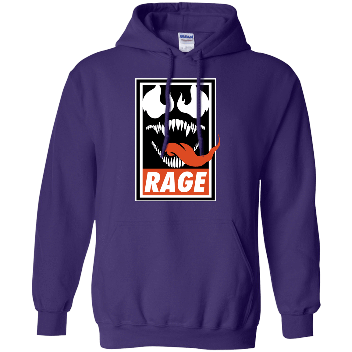 Sweatshirts Purple / Small Rage Pullover Hoodie
