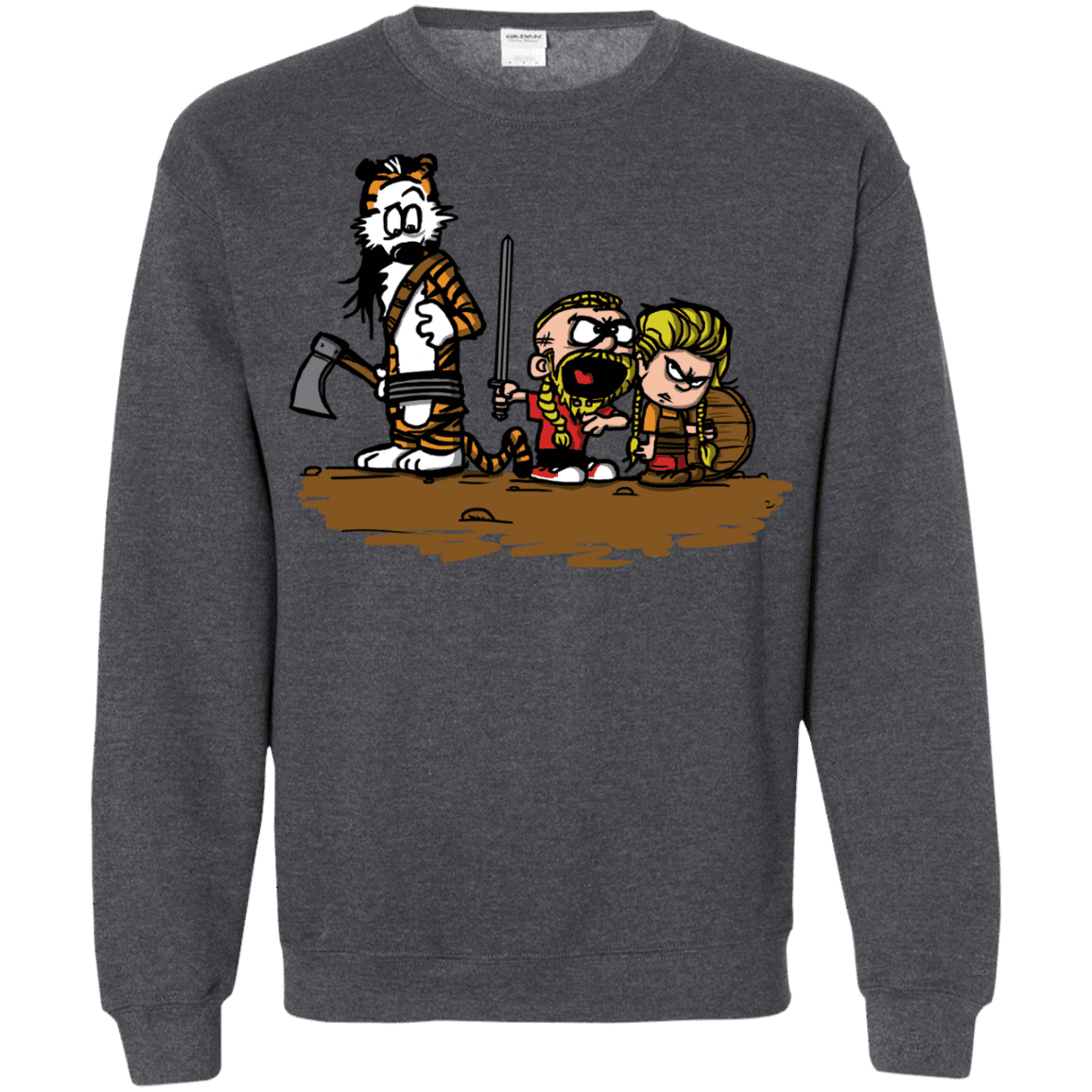 Sweatshirts Dark Heather / S Raid Crewneck Sweatshirt