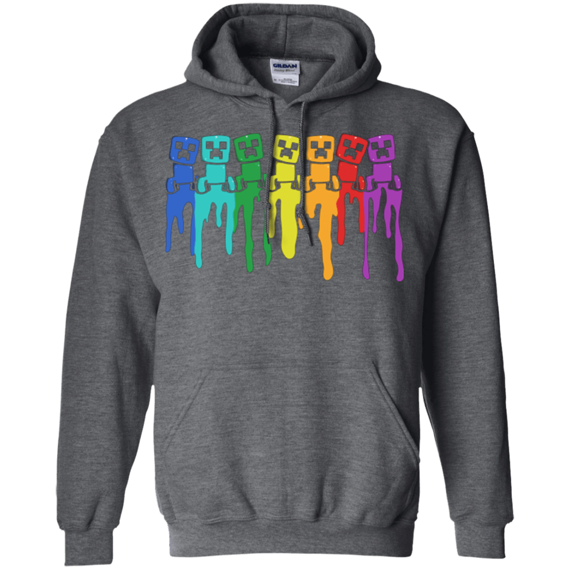 Rainbow Creeps Pullover Hoodie