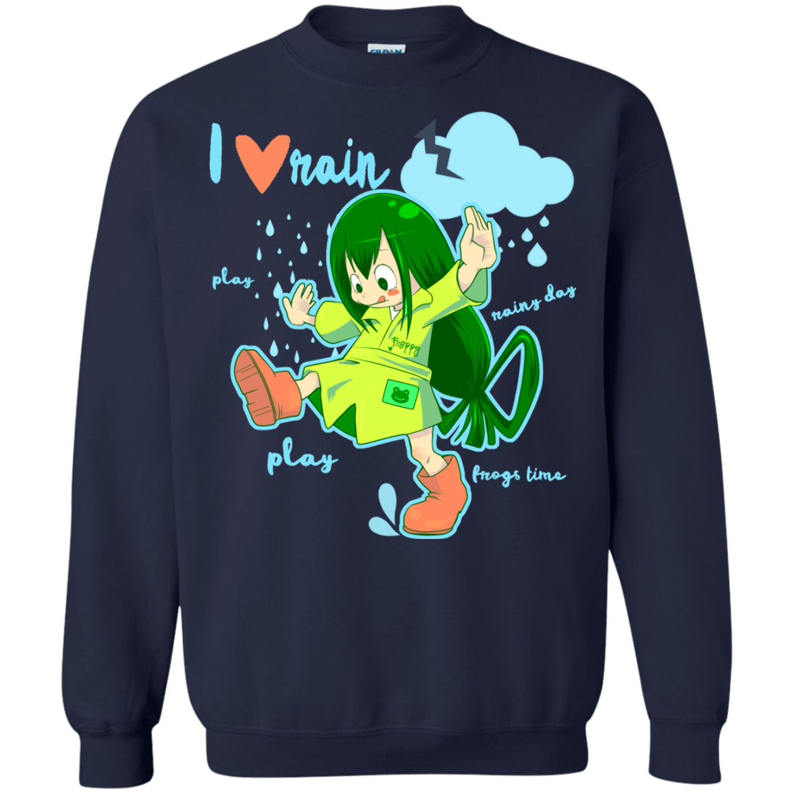 Sweatshirts Navy / Small Rainy Day Crewneck Sweatshirt