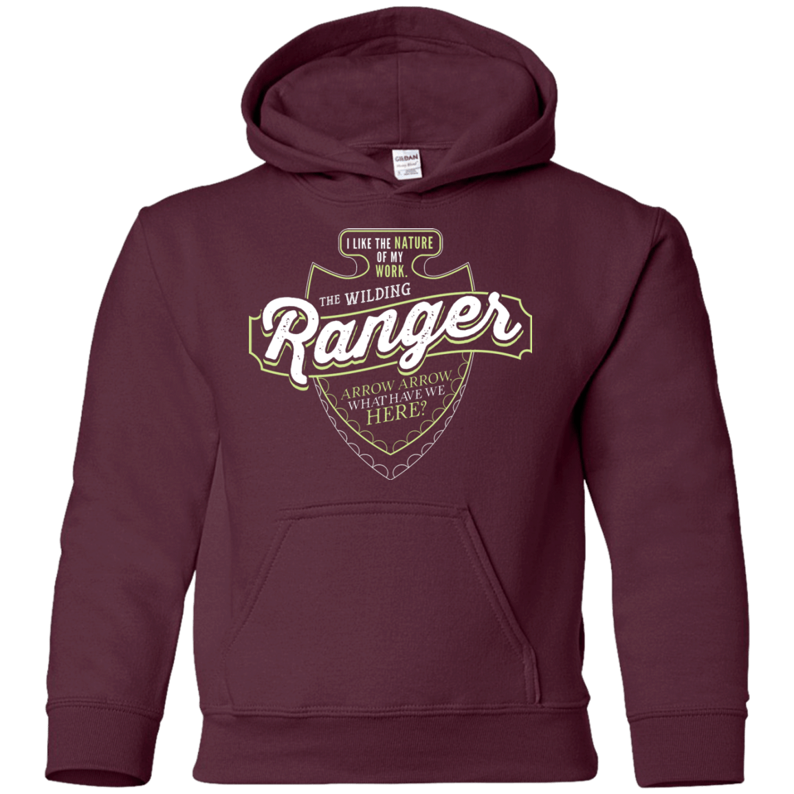 Sweatshirts Maroon / YS Ranger Youth Hoodie