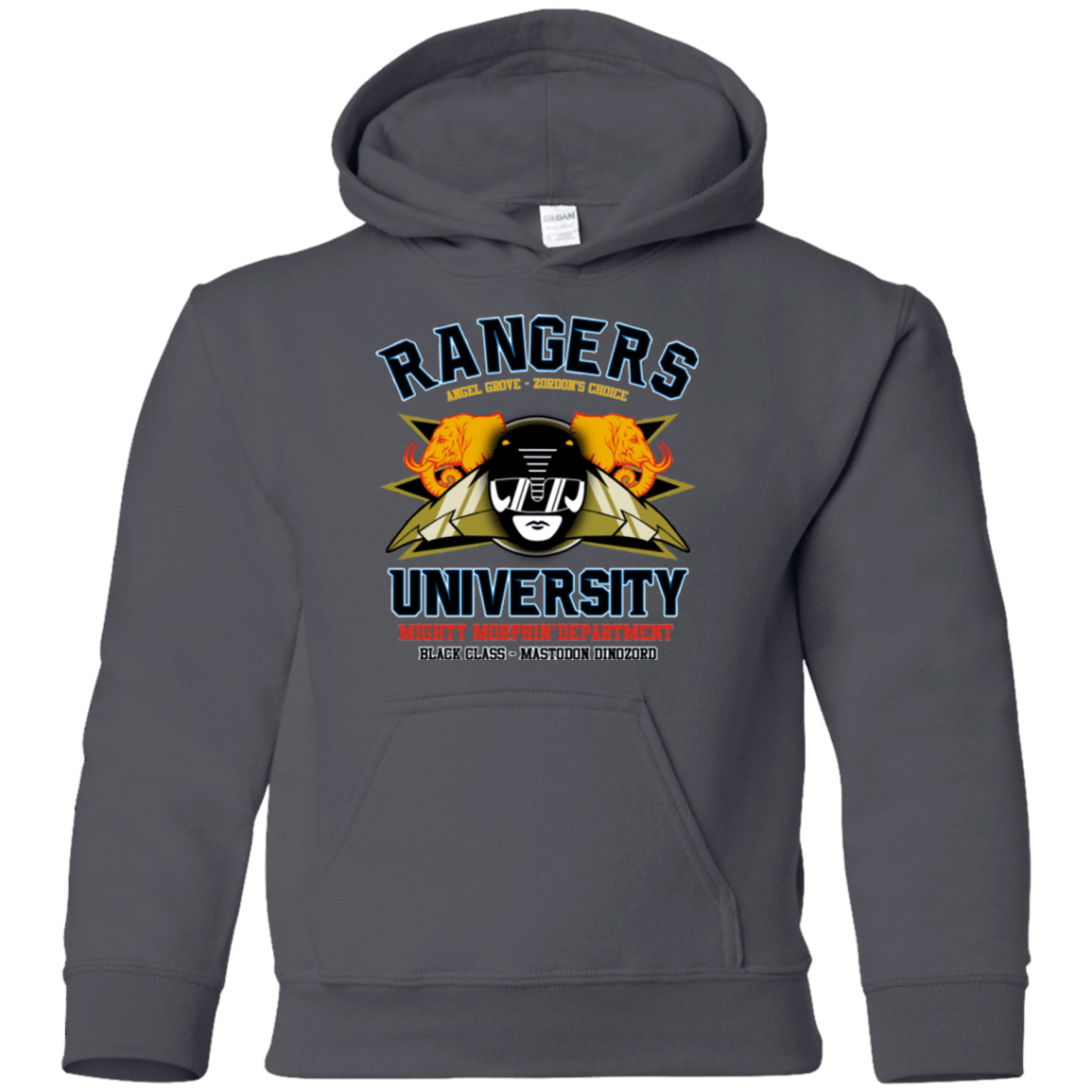 Sweatshirts Charcoal / YS Rangers U Black Ranger Youth Hoodie