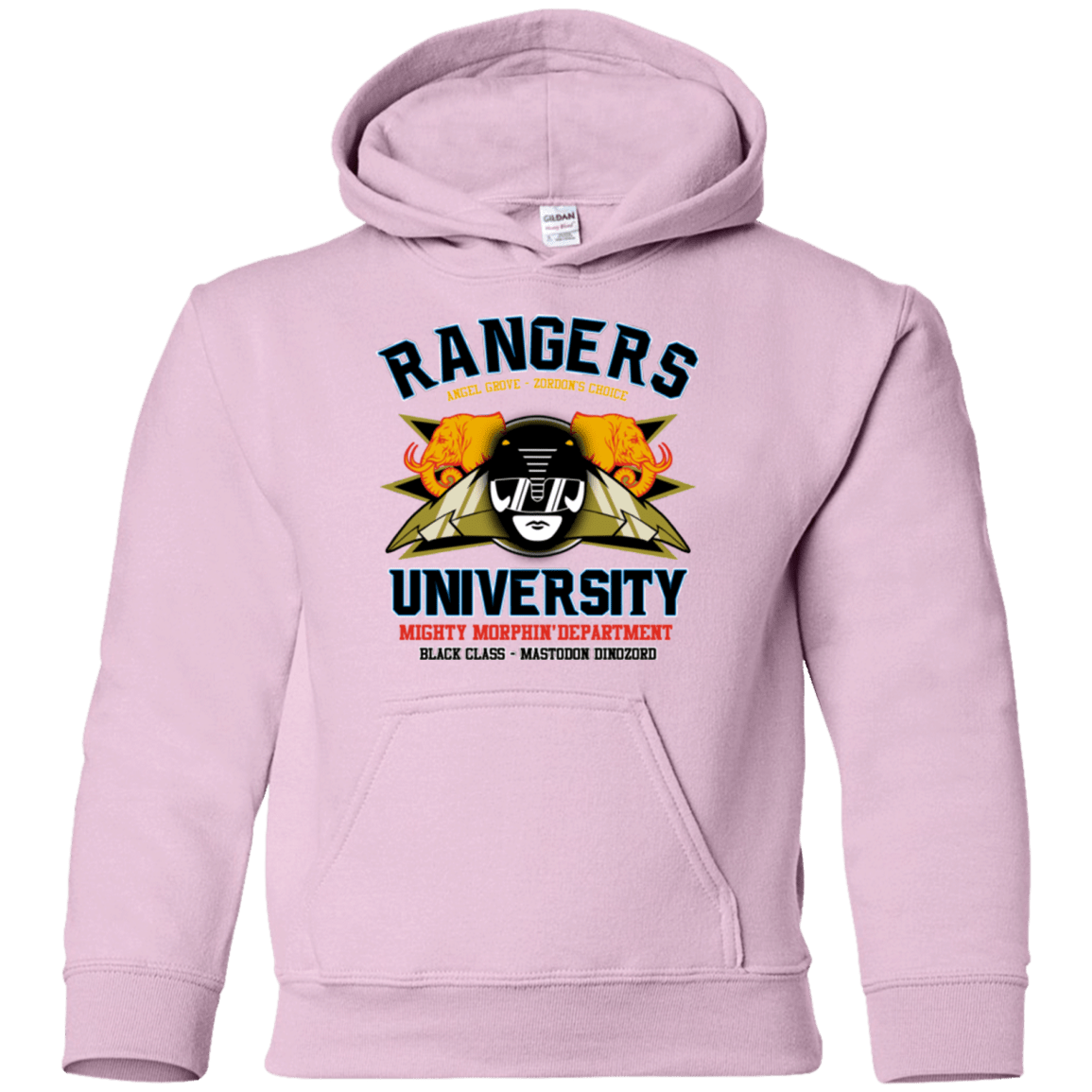 Sweatshirts Light Pink / YS Rangers U Black Ranger Youth Hoodie