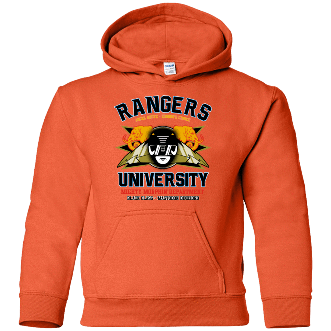 Sweatshirts Orange / YS Rangers U Black Ranger Youth Hoodie
