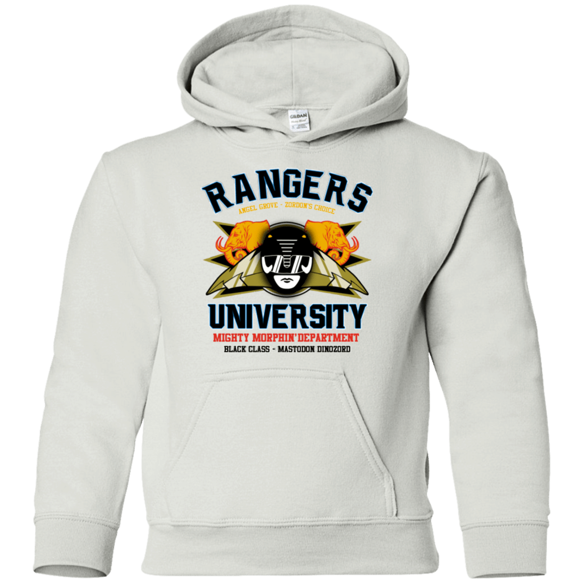 Sweatshirts White / YS Rangers U Black Ranger Youth Hoodie