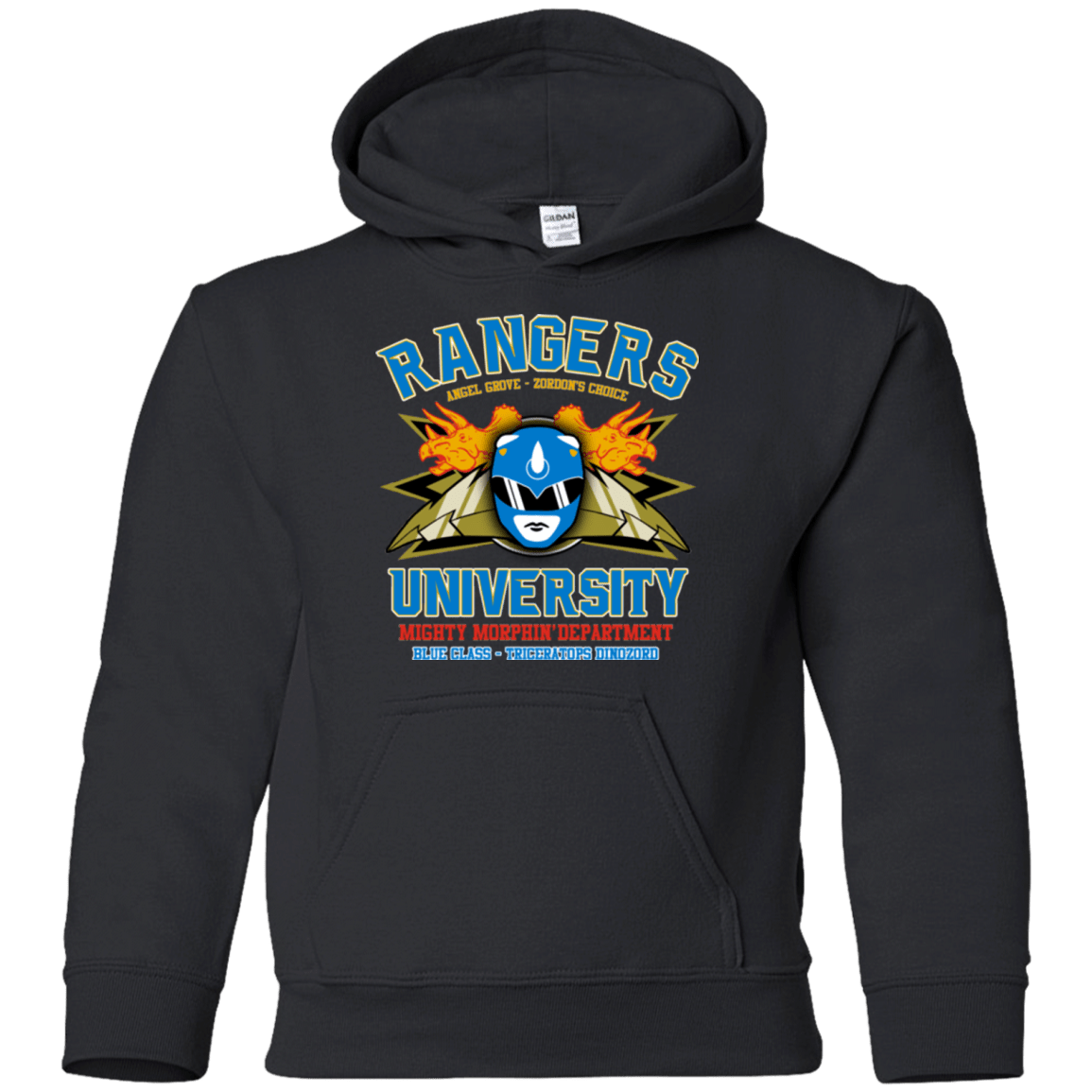 Sweatshirts Black / YS Rangers U Blue Ranger Youth Hoodie