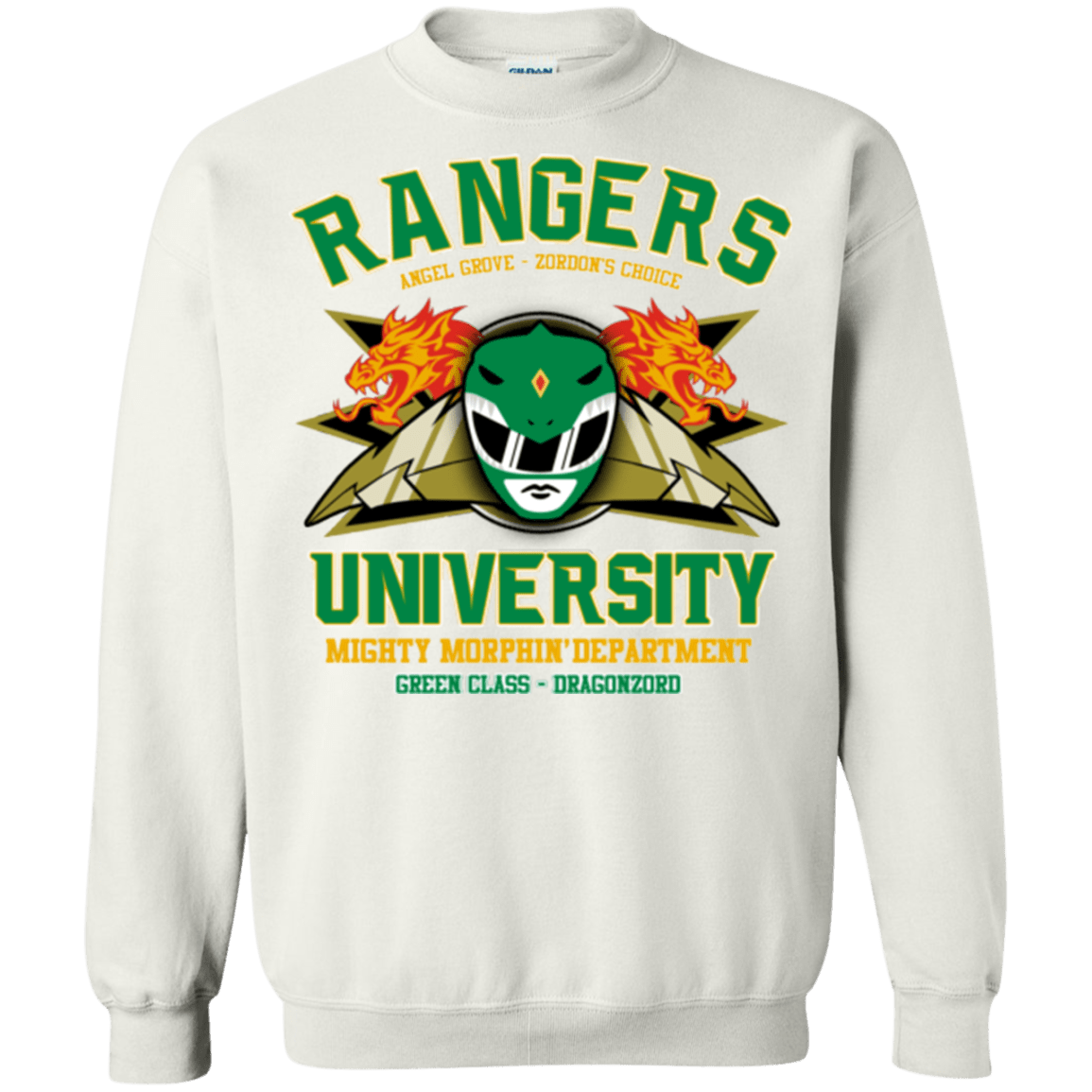 Sweatshirts White / Small Rangers U Green Ranger Crewneck Sweatshirt