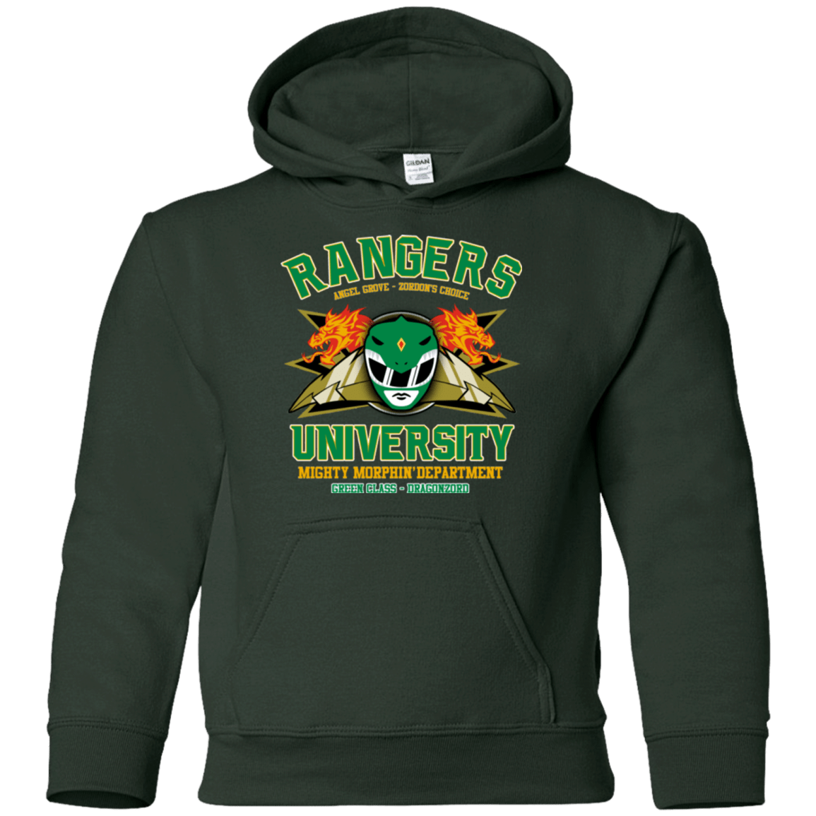 Sweatshirts Forest Green / YS Rangers U Green Ranger Youth Hoodie