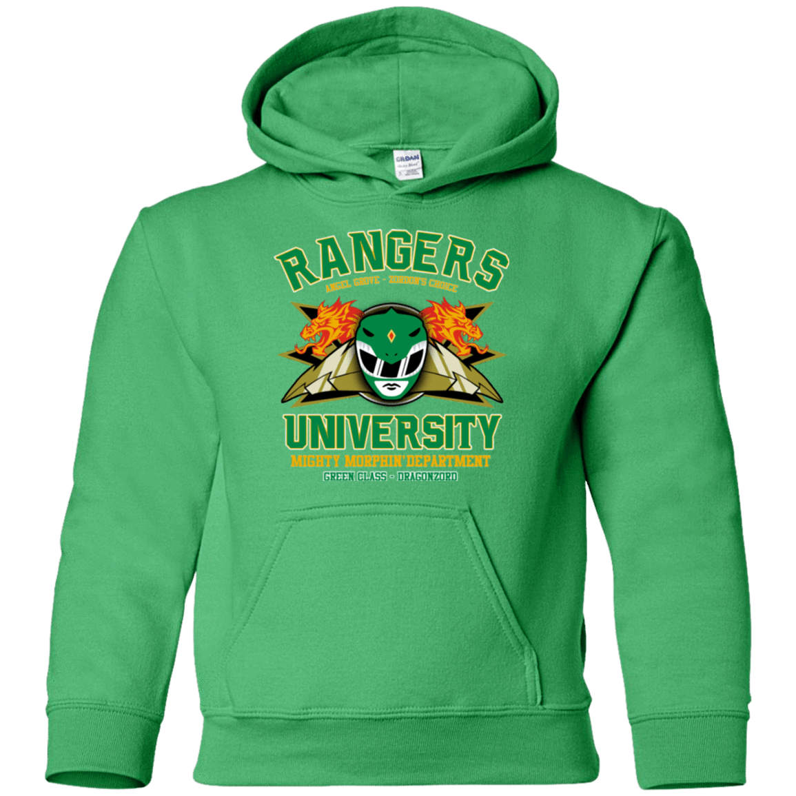 Sweatshirts Irish Green / YS Rangers U Green Ranger Youth Hoodie