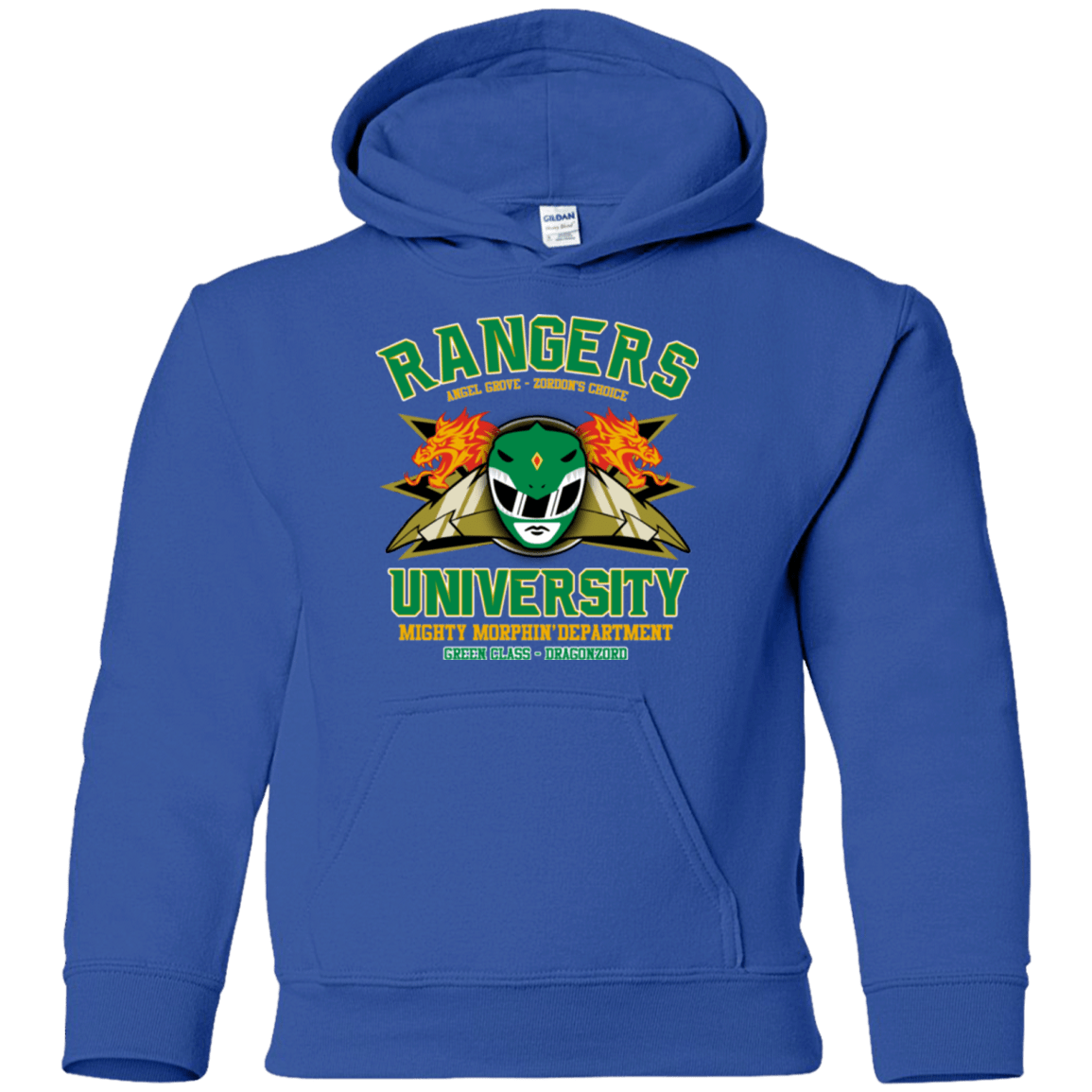 Sweatshirts Royal / YS Rangers U Green Ranger Youth Hoodie