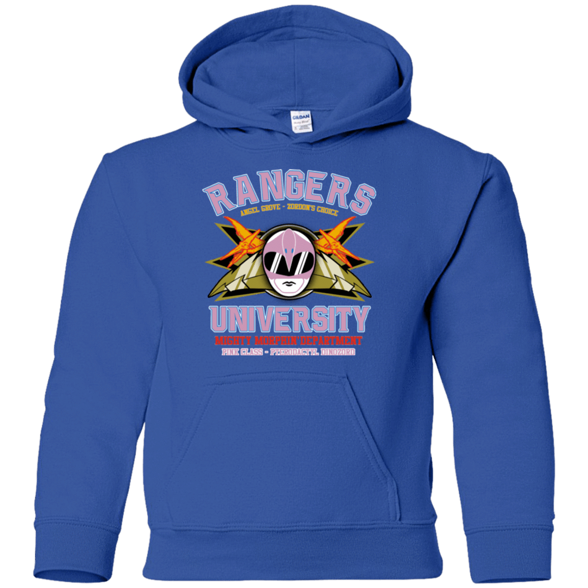 Sweatshirts Royal / YS Rangers U Pink Ranger Youth Hoodie