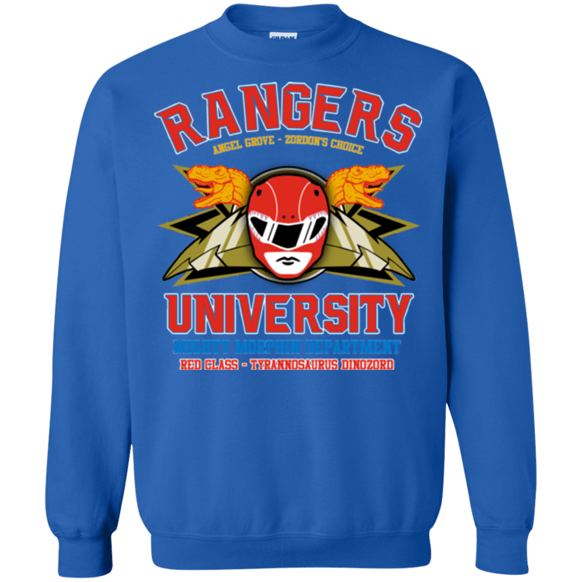 Sweatshirts Royal / Small Rangers U - Red Ranger Crewneck Sweatshirt