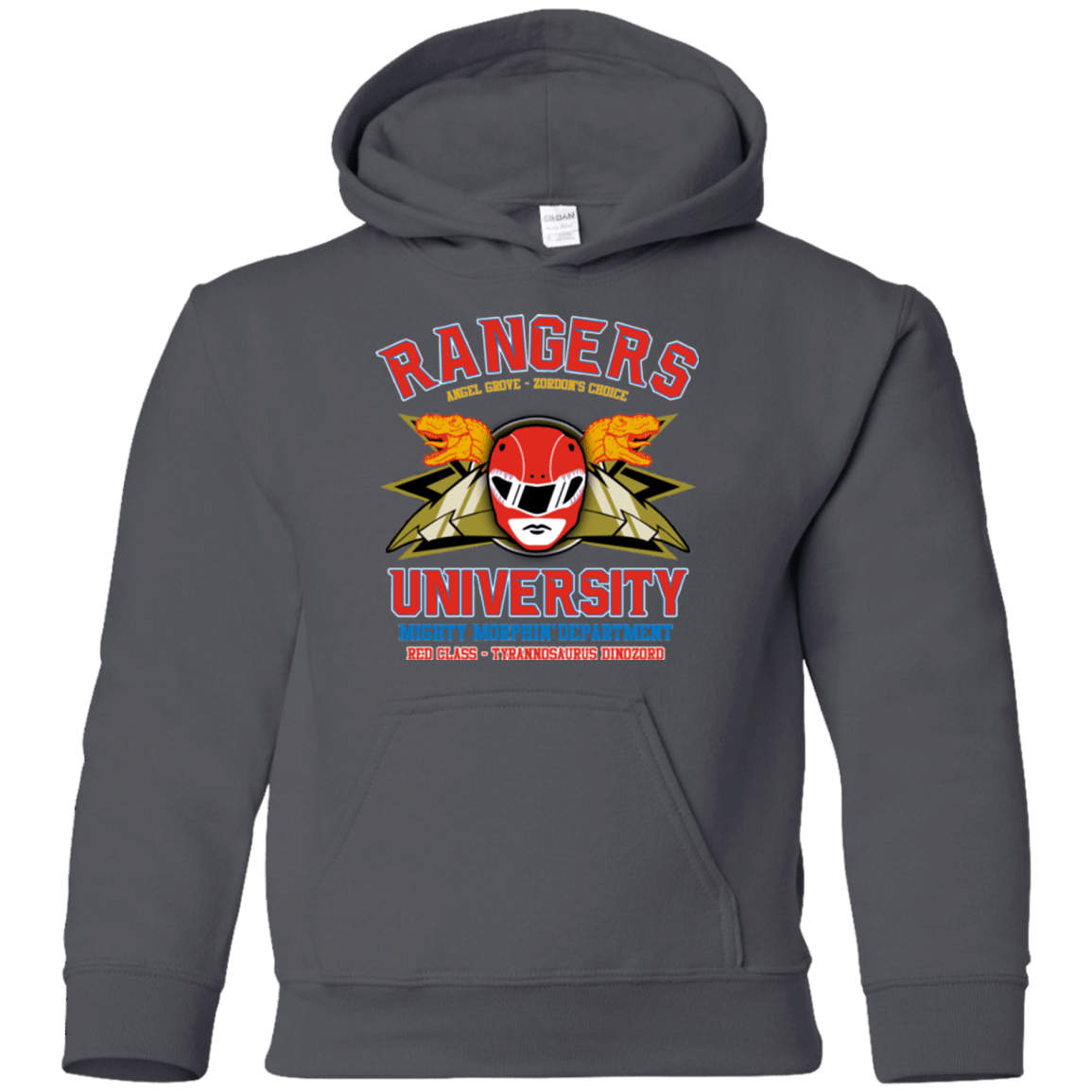 Sweatshirts Charcoal / YS Rangers U - Red Ranger Youth Hoodie