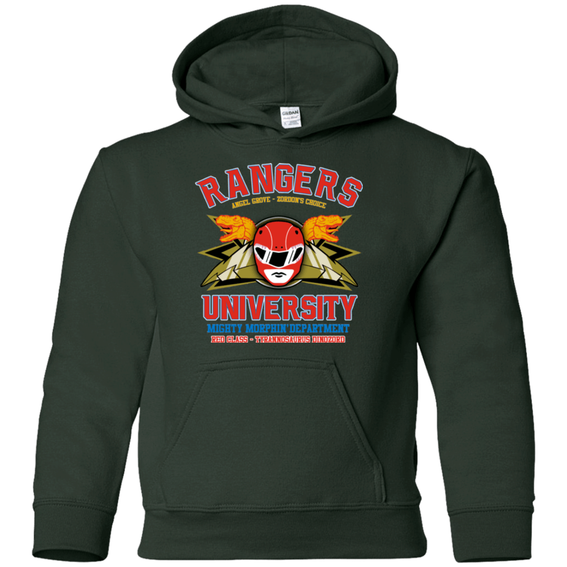 Sweatshirts Forest Green / YS Rangers U - Red Ranger Youth Hoodie