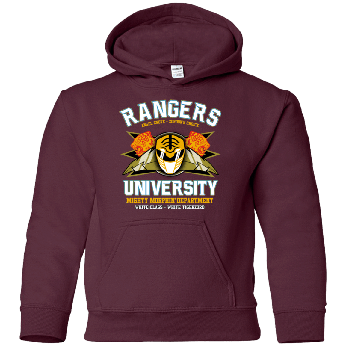 Rangers U White Ranger Youth Hoodie