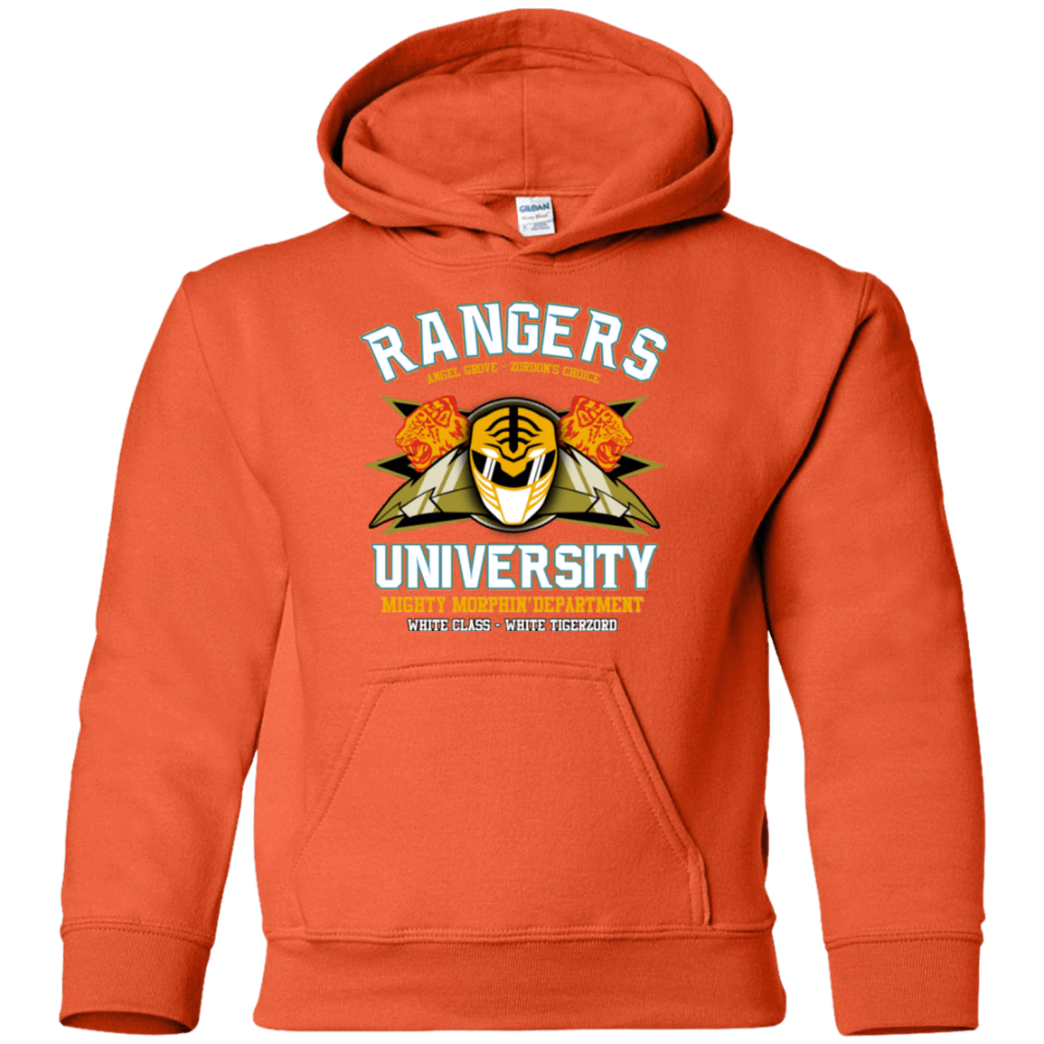 Sweatshirts Orange / YS Rangers U White Ranger Youth Hoodie