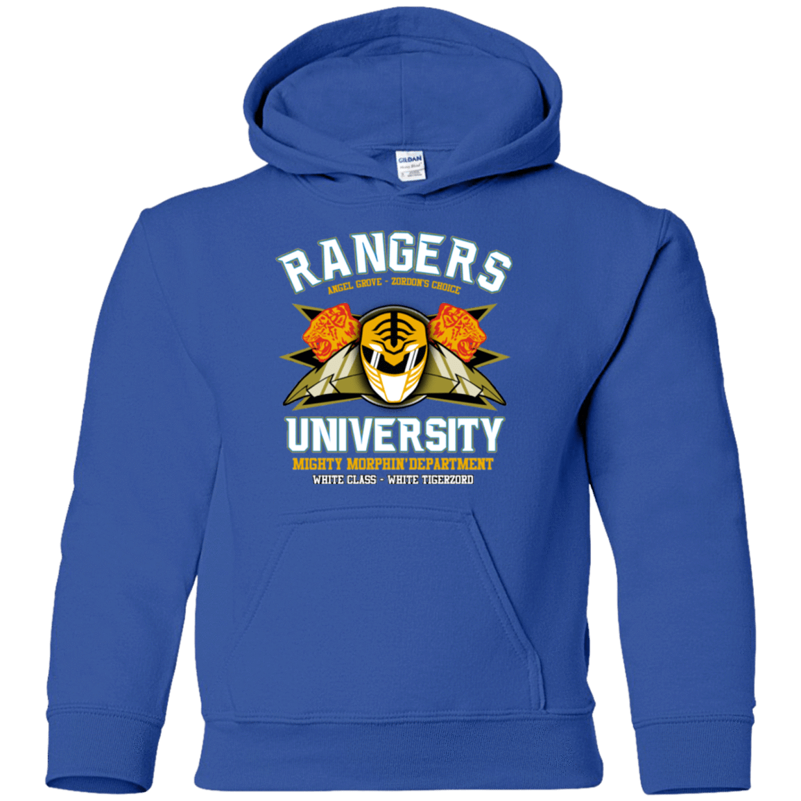 Sweatshirts Royal / YS Rangers U White Ranger Youth Hoodie