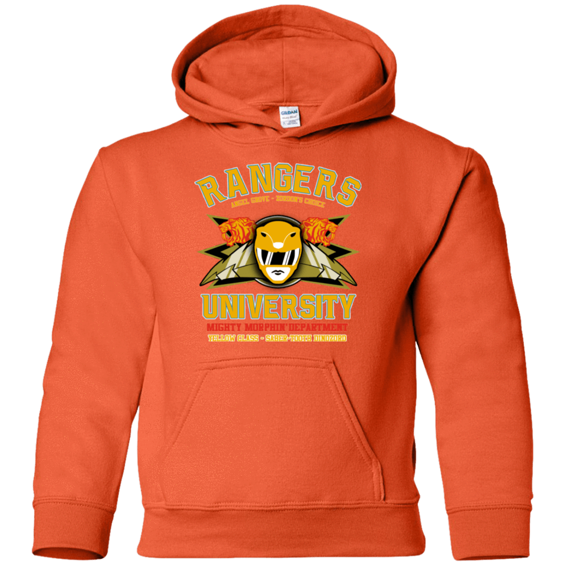 Sweatshirts Orange / YS Rangers U Yellow Ranger Youth Hoodie