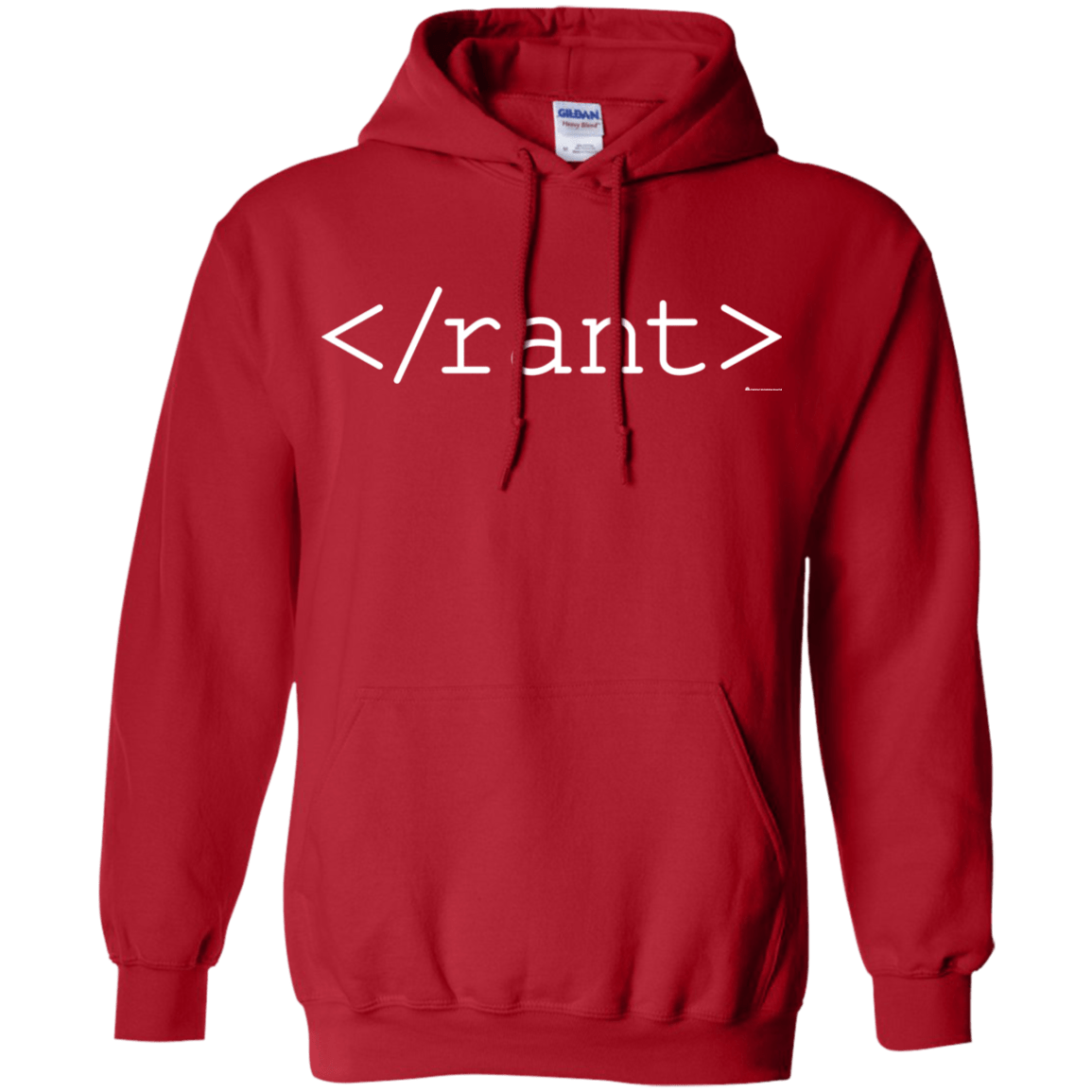 Sweatshirts Red / Small Rant Pullover Hoodie