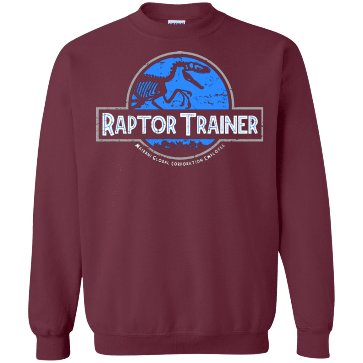 Sweatshirts Maroon / Small Raptor Trainer Crewneck Sweatshirt