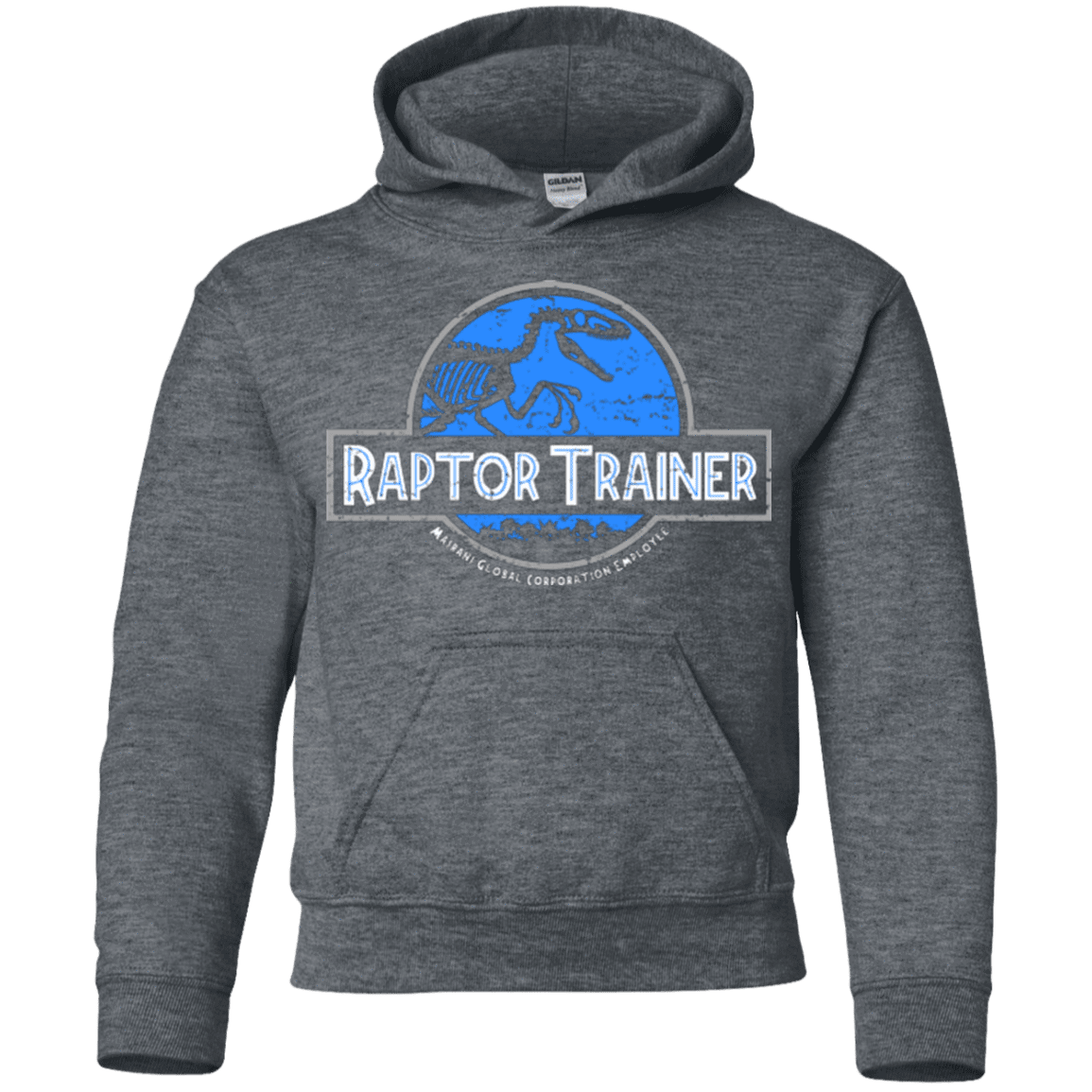 Sweatshirts Dark Heather / YS Raptor Trainer Youth Hoodie