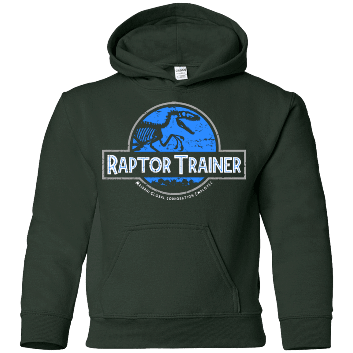 Sweatshirts Forest Green / YS Raptor Trainer Youth Hoodie