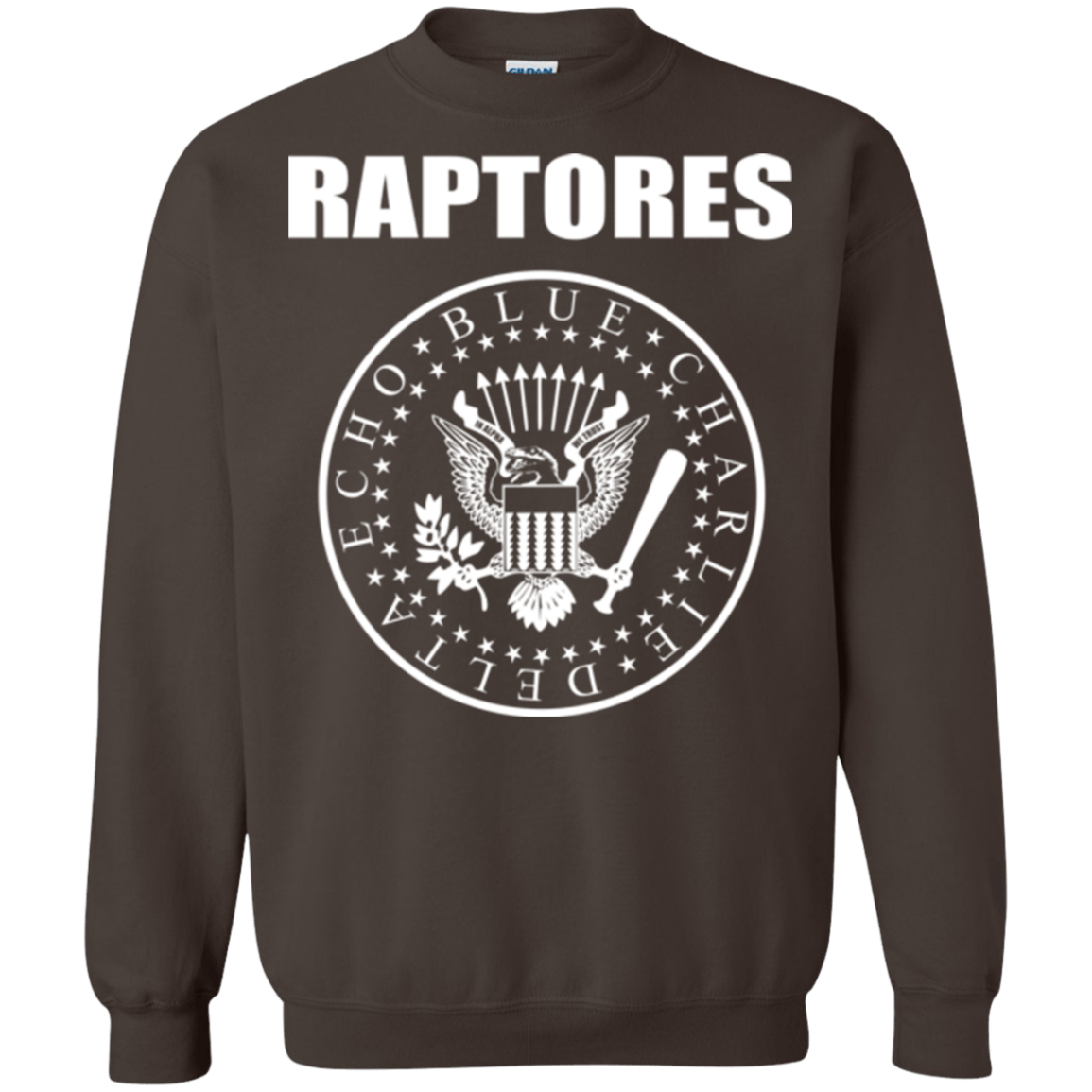 Sweatshirts Dark Chocolate / Small Raptores Crewneck Sweatshirt