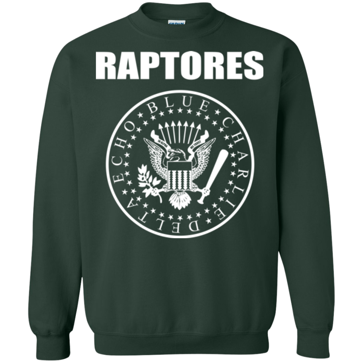 Sweatshirts Forest Green / Small Raptores Crewneck Sweatshirt