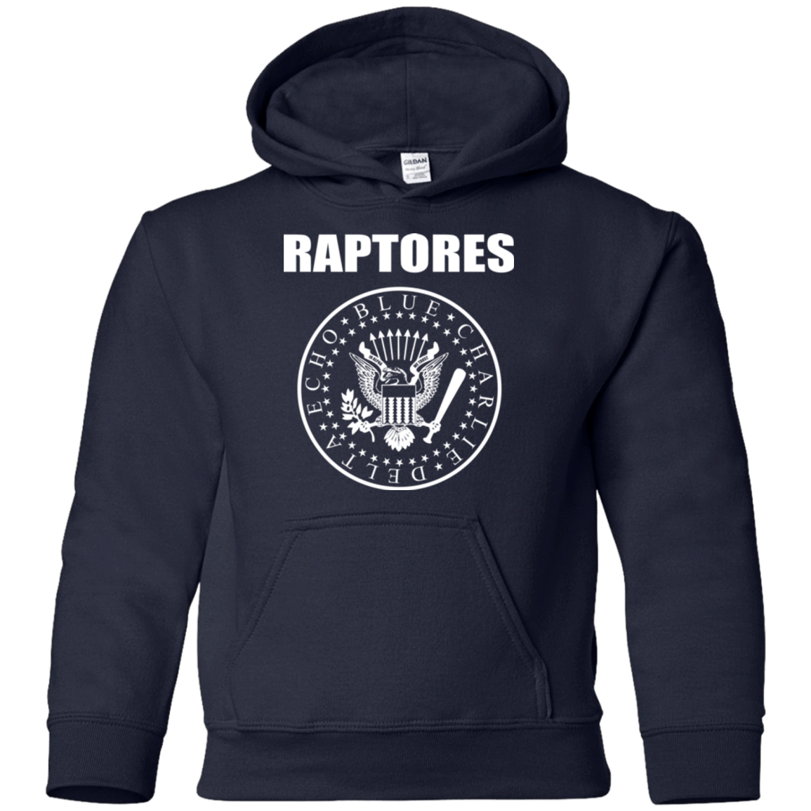 Sweatshirts Navy / YS Raptores Youth Hoodie