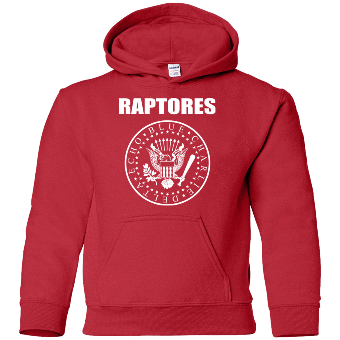 Sweatshirts Red / YS Raptores Youth Hoodie