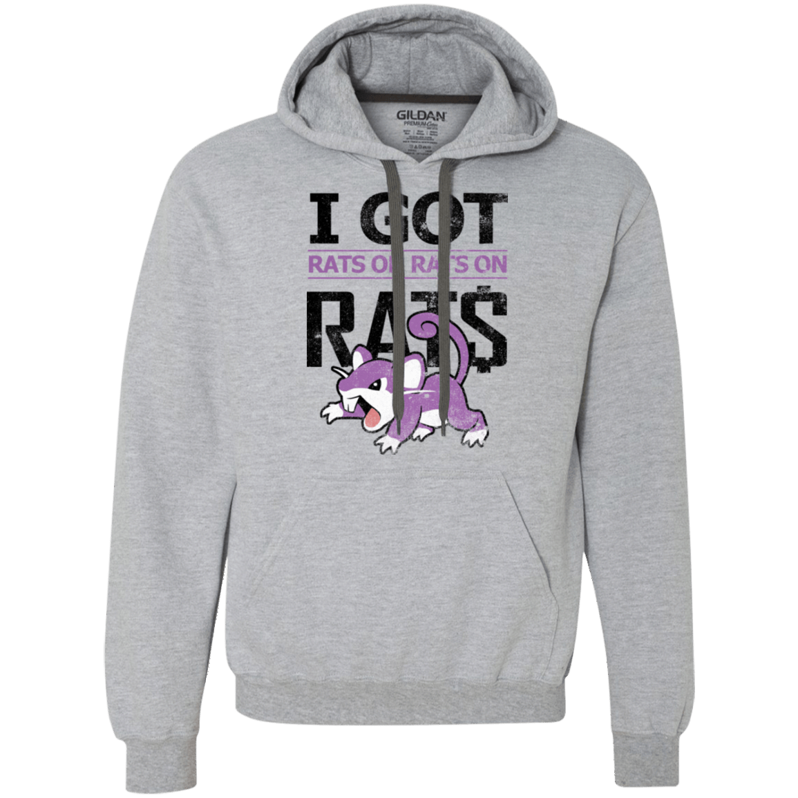 Sweatshirts Sport Grey / Small Rats on rats on rats Premium Fleece Hoodie