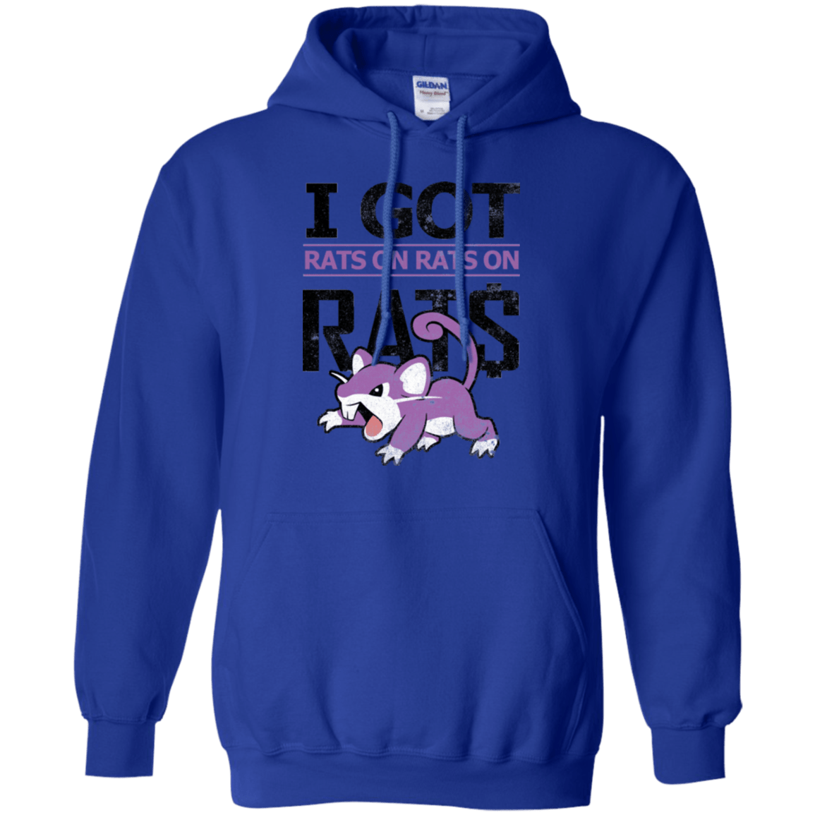 Sweatshirts Royal / Small Rats on rats on rats Pullover Hoodie