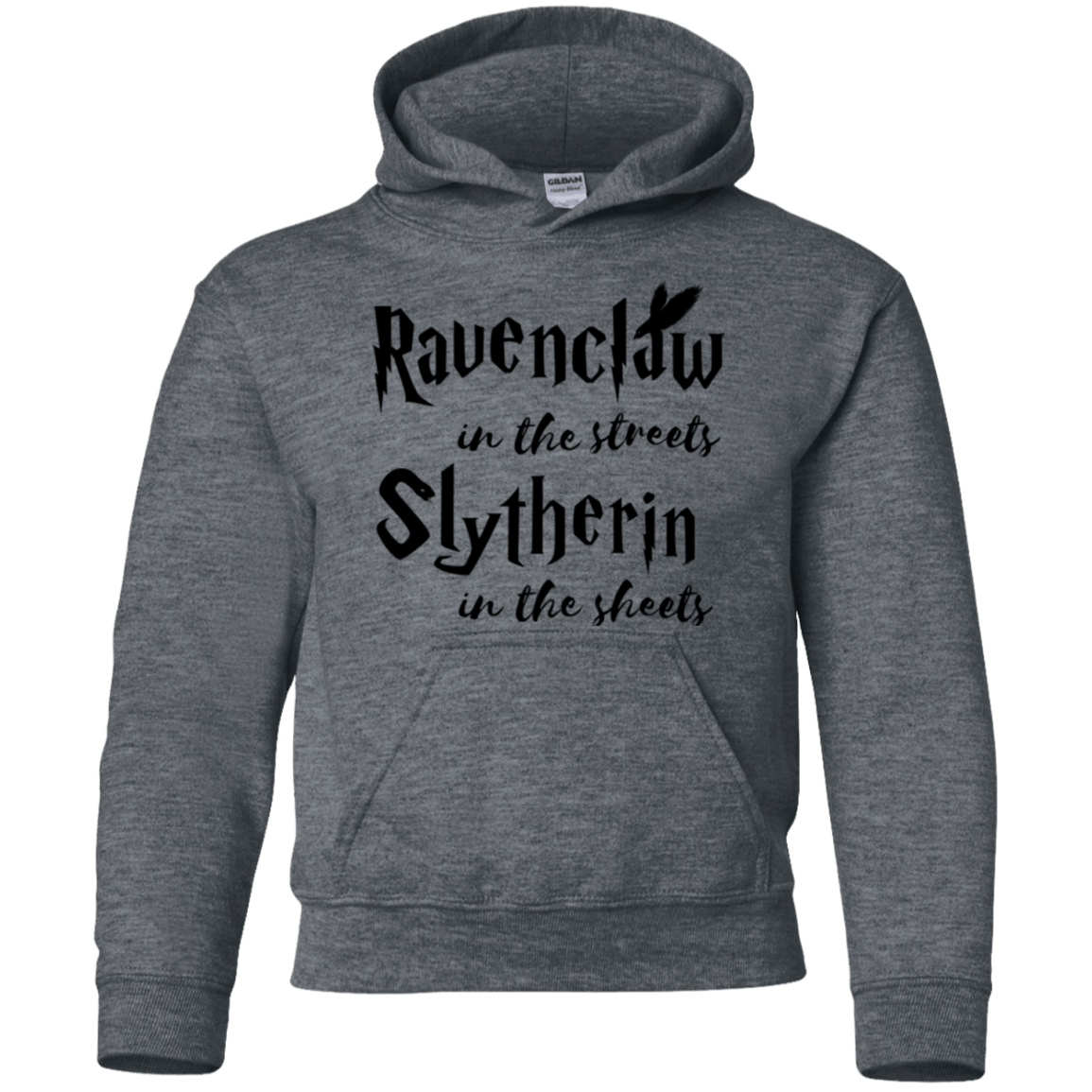 Sweatshirts Dark Heather / YS Ravenclaw Streets Youth Hoodie