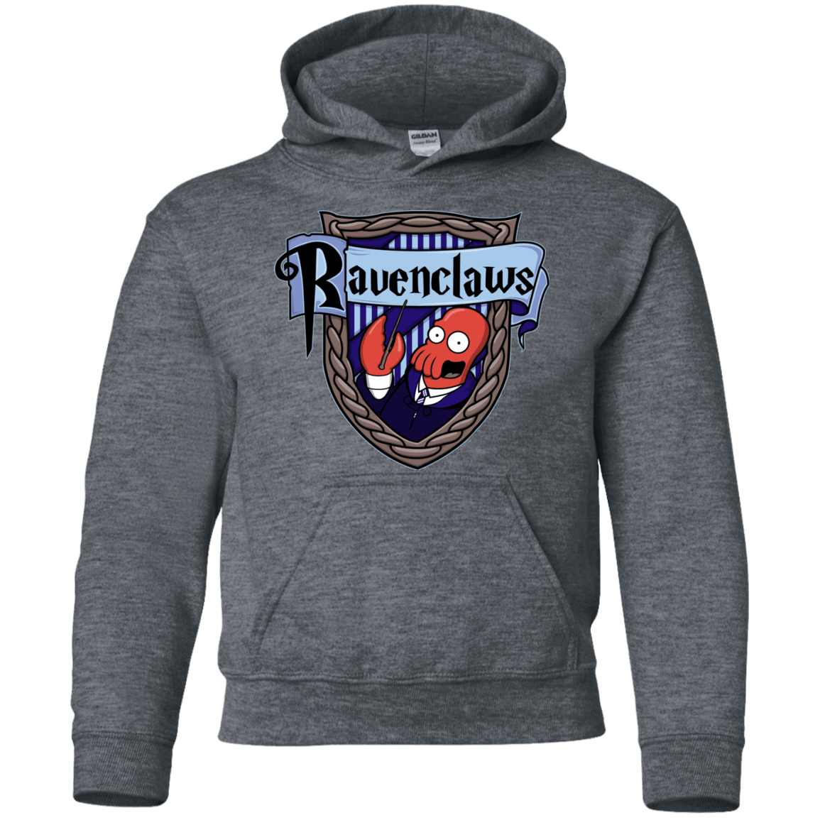 Sweatshirts Dark Heather / YS Ravenclaws Youth Hoodie